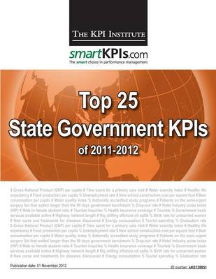 Book cover for Top 25 State Government KPIs of 2011-2012