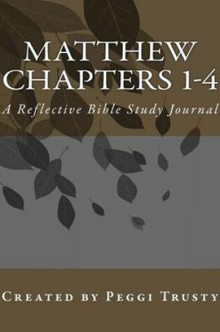 Cover of Matthew, Chapters 1-4
