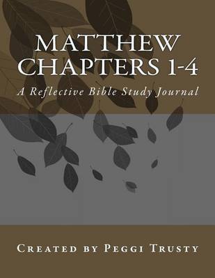 Book cover for Matthew, Chapters 1-4