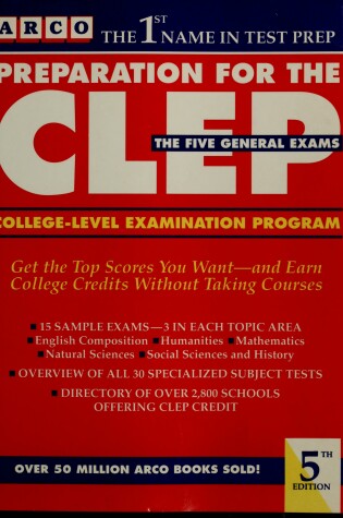 Cover of Preparation for the Clep