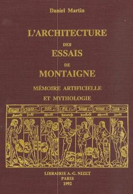 Book cover for L' Architecture Des Essais de Montaigne