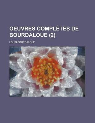 Book cover for Oeuvres Completes de Bourdaloue (2)