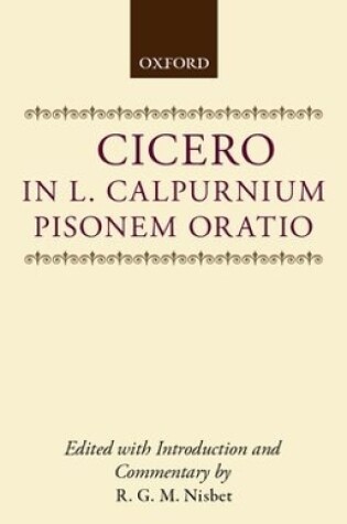 Cover of In L. Calpurnium Pisonem Oratio