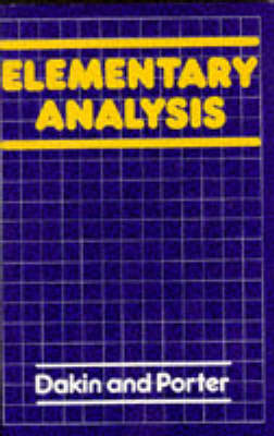 Book cover for Elementary Analysis