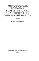 Cover of Ontological Economy