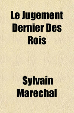 Cover of Le Jugement Dernier Des Rois