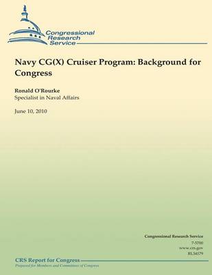 Book cover for Navy CG(X) Cruiser Program