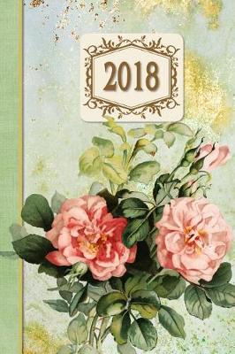 Book cover for 2018 Diary Roses Blush Design