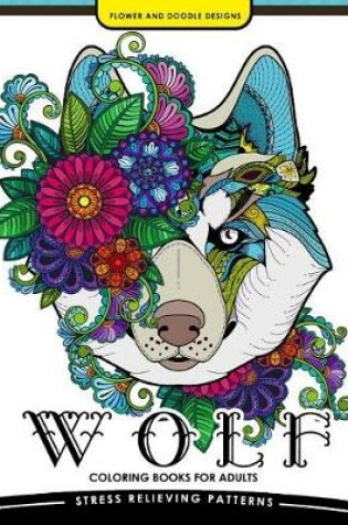 Cover of Wolf Coloring book for Adults