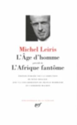 Book cover for L'age d'homme precede de L'Afrique fantome