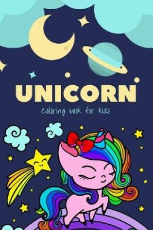 Cover of Unicorn coloring book for kids