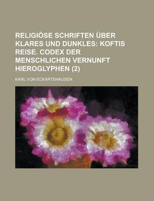 Book cover for Religiose Schriften Uber Klares Und Dunkles (2)