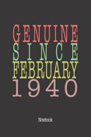 Cover of Genuine Since February 1940