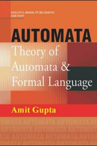 Cover of Theory of Automata and Formal Languages