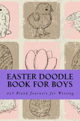 Book cover for Easter Doodle Book for Boys