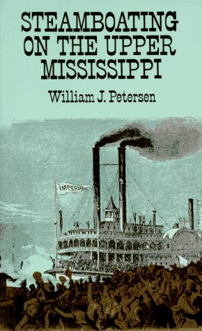 Book cover for Steamboating on the Upper Mississippi