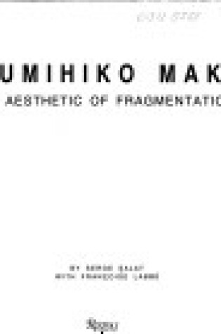 Cover of Fumihiko Maki