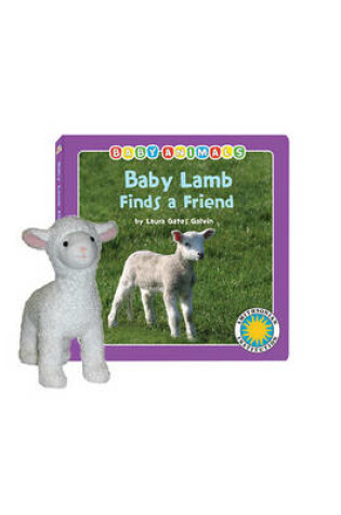 Cover of Baby Lamb Finds a Friend, with Toy