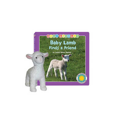 Cover of Baby Lamb Finds a Friend, with Toy