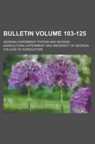 Cover of Bulletin Volume 103-125