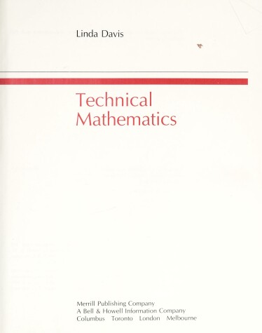 Book cover for Technical Mathematics