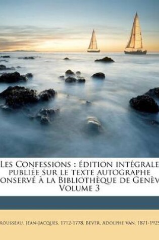 Cover of Les Confessions