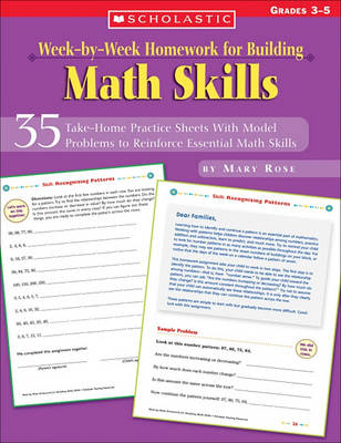 Cover of Week-By-Week Homework for Building Math Skills