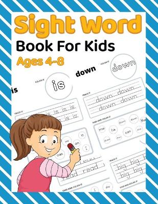 Book cover for Sight Word Book For Kids Ages 4-8