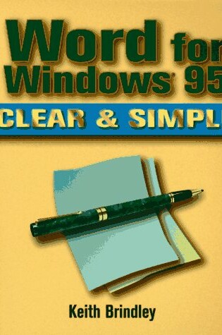 Cover of Word for Windows 95 Clear & Simple