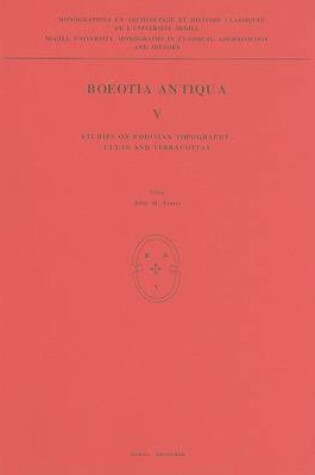 Cover of Boeotia Antiqua V