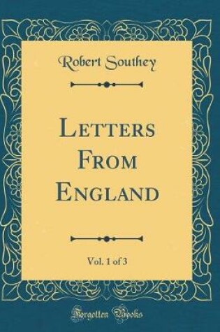 Cover of Letters from England, Vol. 1 of 3 (Classic Reprint)