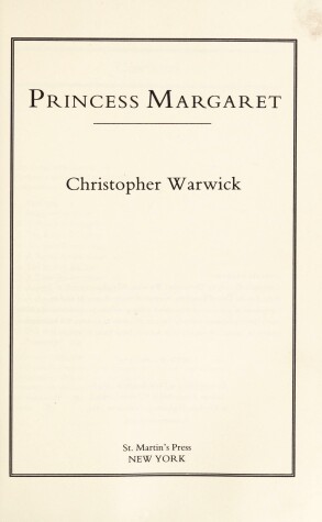 Cover of Princess Margaret