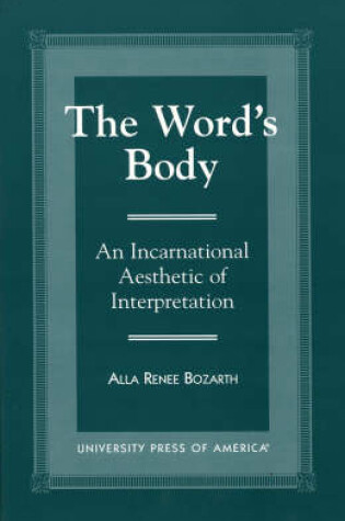 Cover of The Word's Body