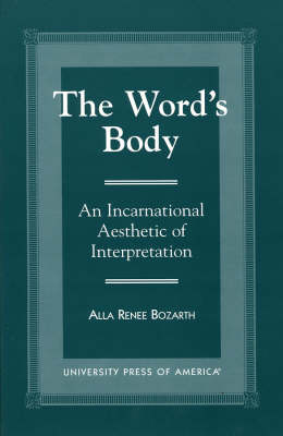 Book cover for The Word's Body