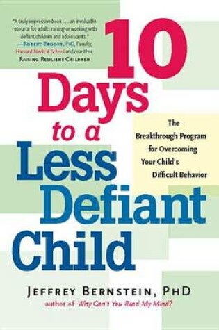 Cover of 10 Days to a Less Defiant Child