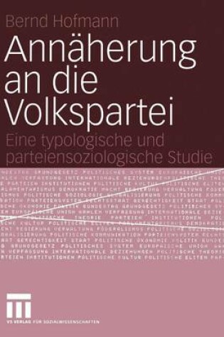 Cover of Annaherung an Die Volkspartei