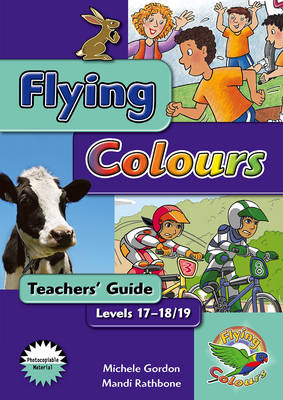 Book cover for Flying Colours Turquoise Level 17-18/19 Teachers' Guide