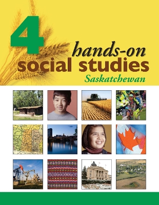 Book cover for Hands-On Social Studies for Saskatchewan, Grade 4