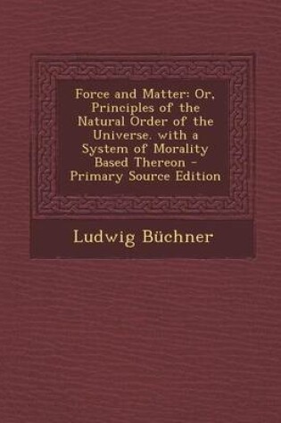 Cover of Force and Matter