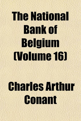 Book cover for The National Bank of Belgium (Volume 16)