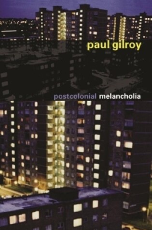 Cover of Postcolonial Melancholia