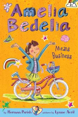 Book cover for Amelia Bedelia Chapter Book #1: Amelia Bedelia Means Business