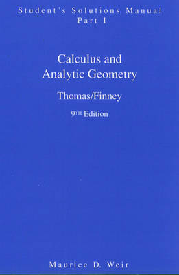 Book cover for Student Solutions Manual Part 1 for Calculus