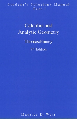 Book cover for Student Solutions Manual Part 1 for Calculus