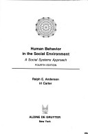 Book cover for Human Behavior in the Social Environment