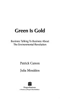 Book cover for Green is Gold