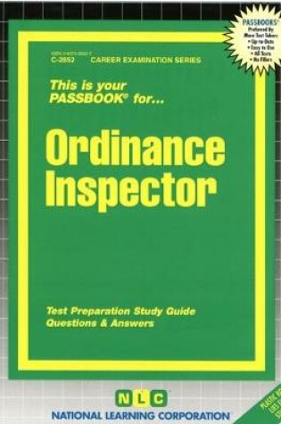 Cover of Ordinance Inspector