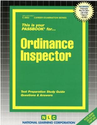 Book cover for Ordinance Inspector