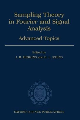 Book cover for Sampling Theory in Fourier and Signal Analysis: Advanced Topics