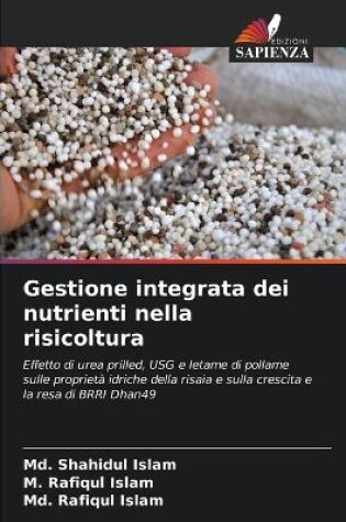 Cover of Gestione integrata dei nutrienti nella risicoltura